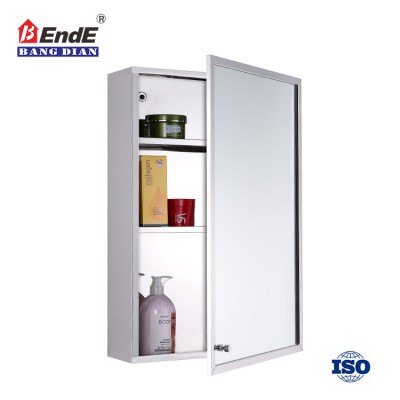 High Quality Waterproof Storage Bath Room Wall Hanging Vanity Mirror Cabinet Stainless Steel Bathroom Cabinet