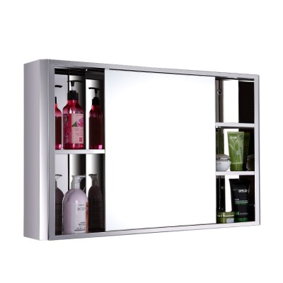 Hot sale small size design stainless steel bathroom mirror cabinet